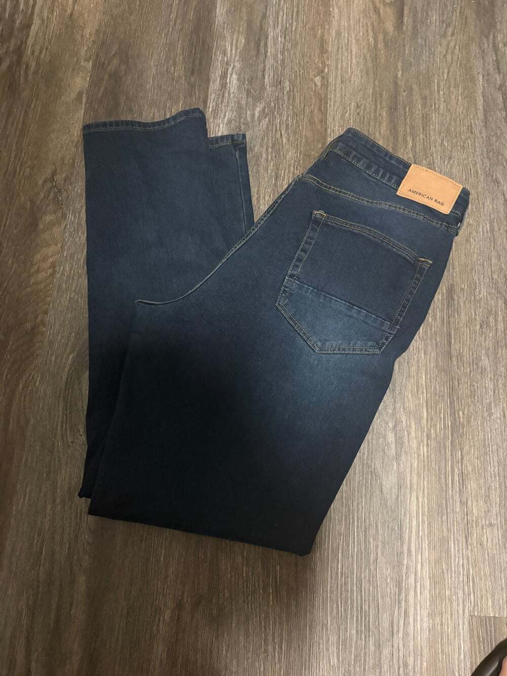 Men's American Rag Slim Fit Comfort Gravel Dark Denim Jeans sz 38/32 38x32